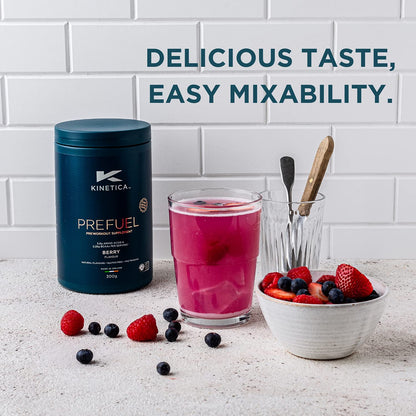 Kinetica PreFuel, Pre Workout, 5.9g Amino Acids & 2.3g BCAA's per Serving, 30 Servings KineticaUS supplements