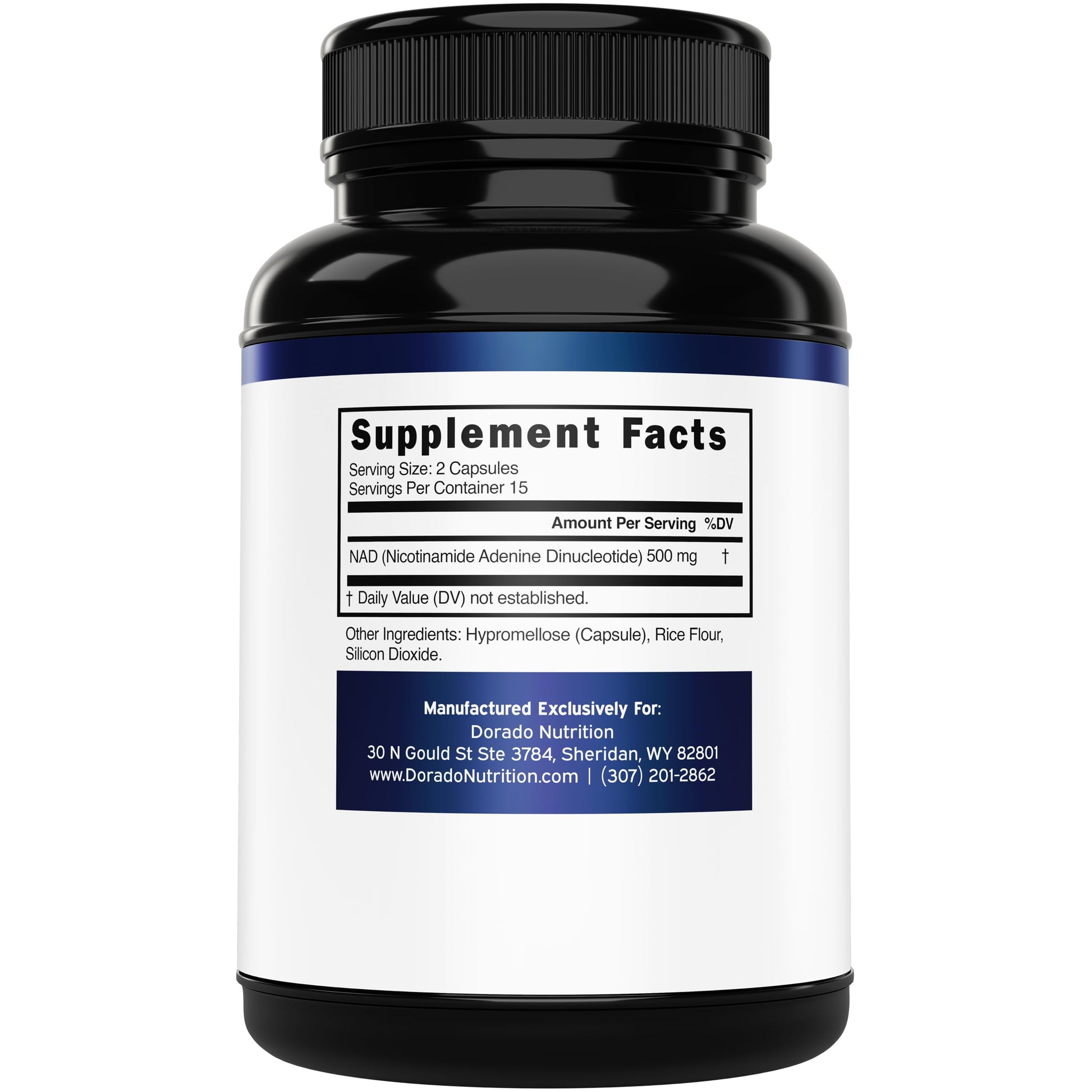 NAD Supplement (500mg of 95% Pure NAD+ Per Serving) NMN Supplement, NAD Nicotinamide Riboside Support (Third Party Tested, Vegan Safe, Non-GMO, No Fillers, & Made in the USA - 30 Vegan Capsules) DORADO NUTRITIONAu supplements