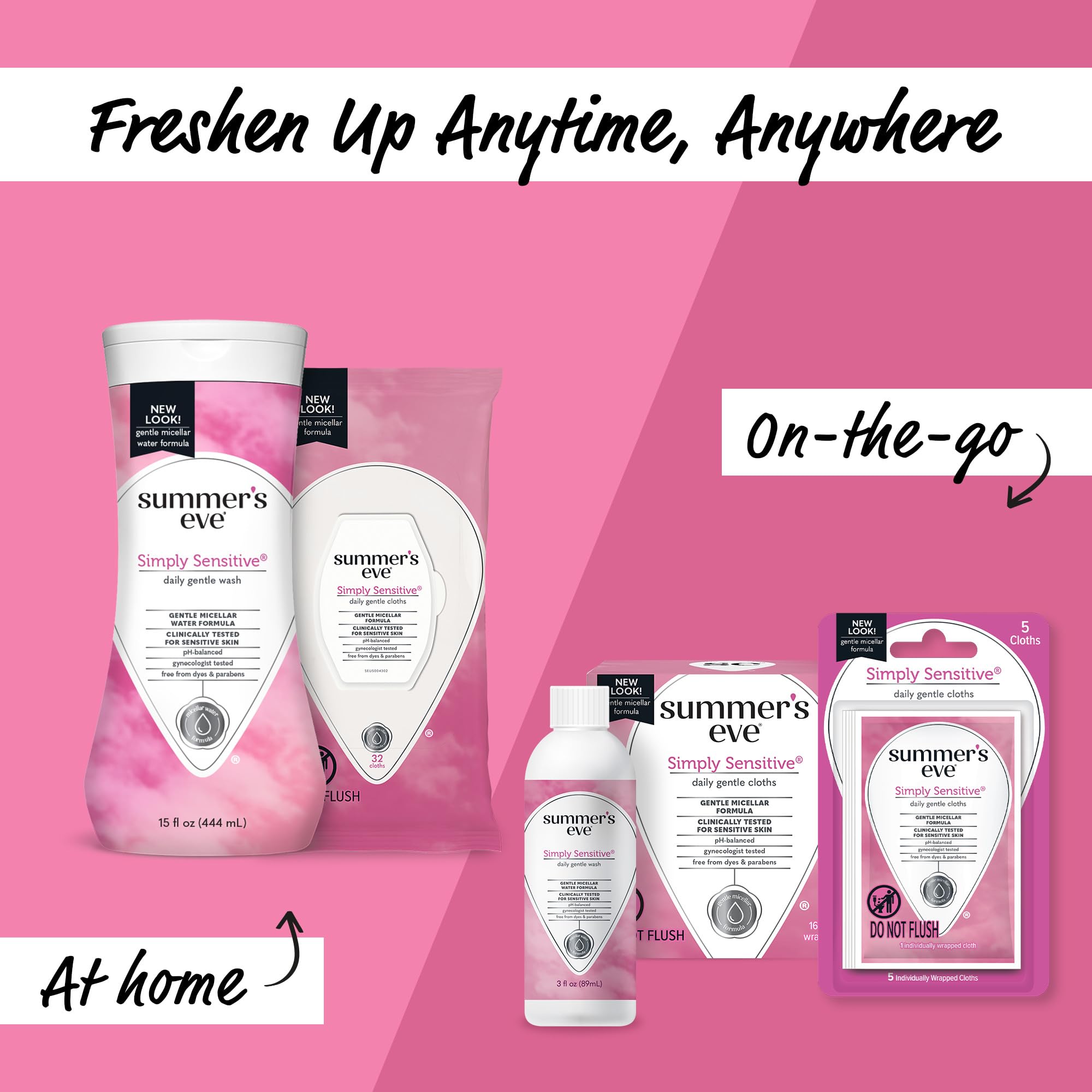 Summer's Eve Simply Sensitive Daily Gentle All Over Feminine Body Wash, Removes Odor Summer's EveAu supplements
