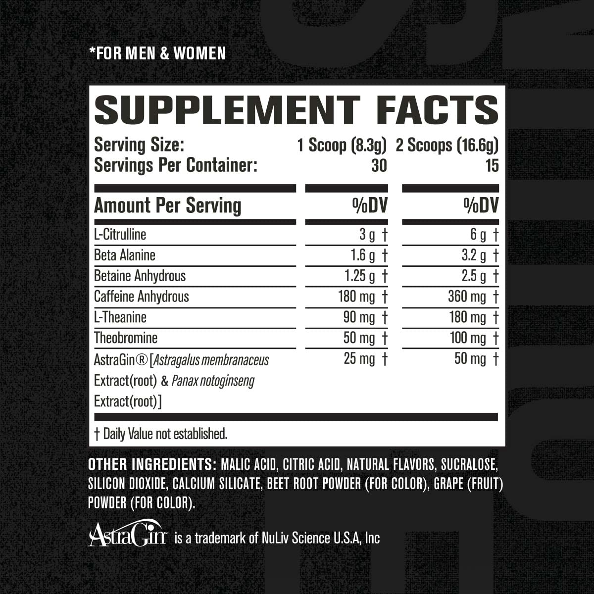 NITROSURGE Pre Workout Supplement - Endless Energy, Instant Strength Gains Jacked FactoryUS supplements