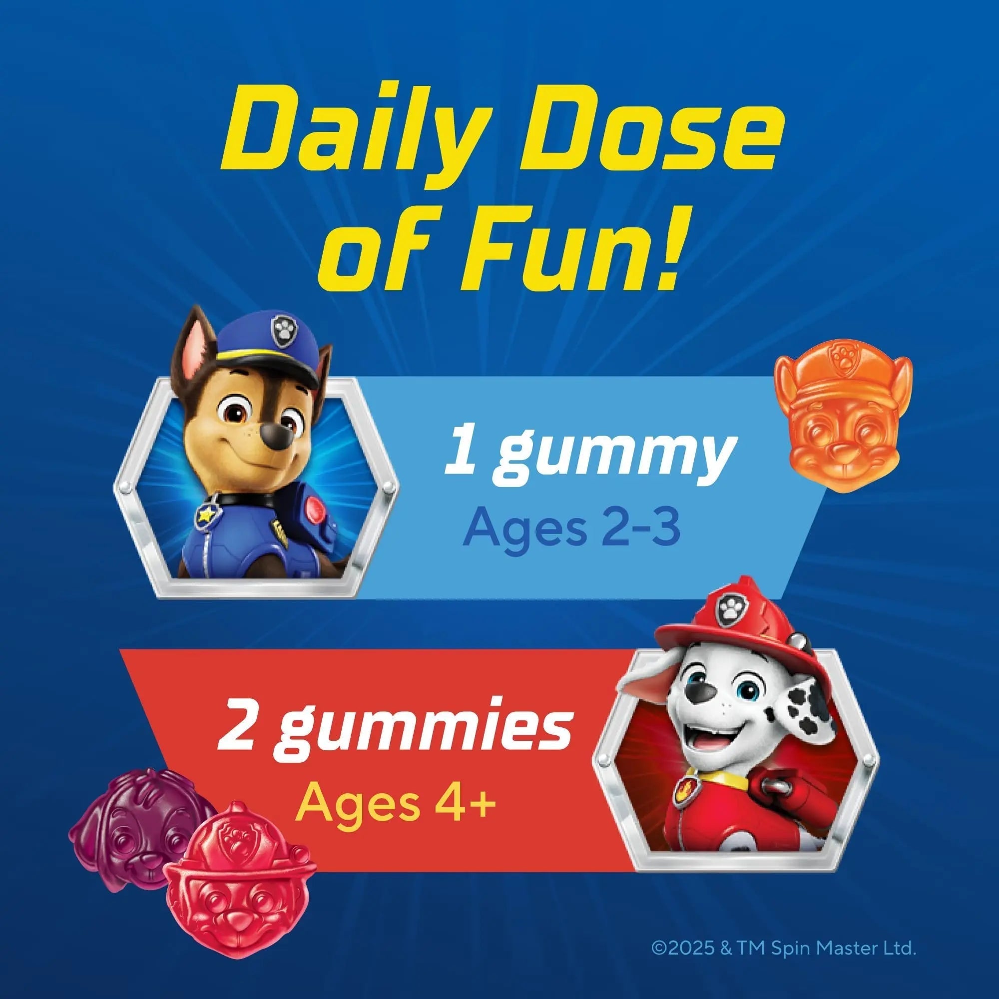 L’il Critters Paw Patrol Gummy Vites Daily Gummy Multivitamin for Kids, Vitamin C, D3 for Immune Support Cherry Lil CrittersAu supplements
