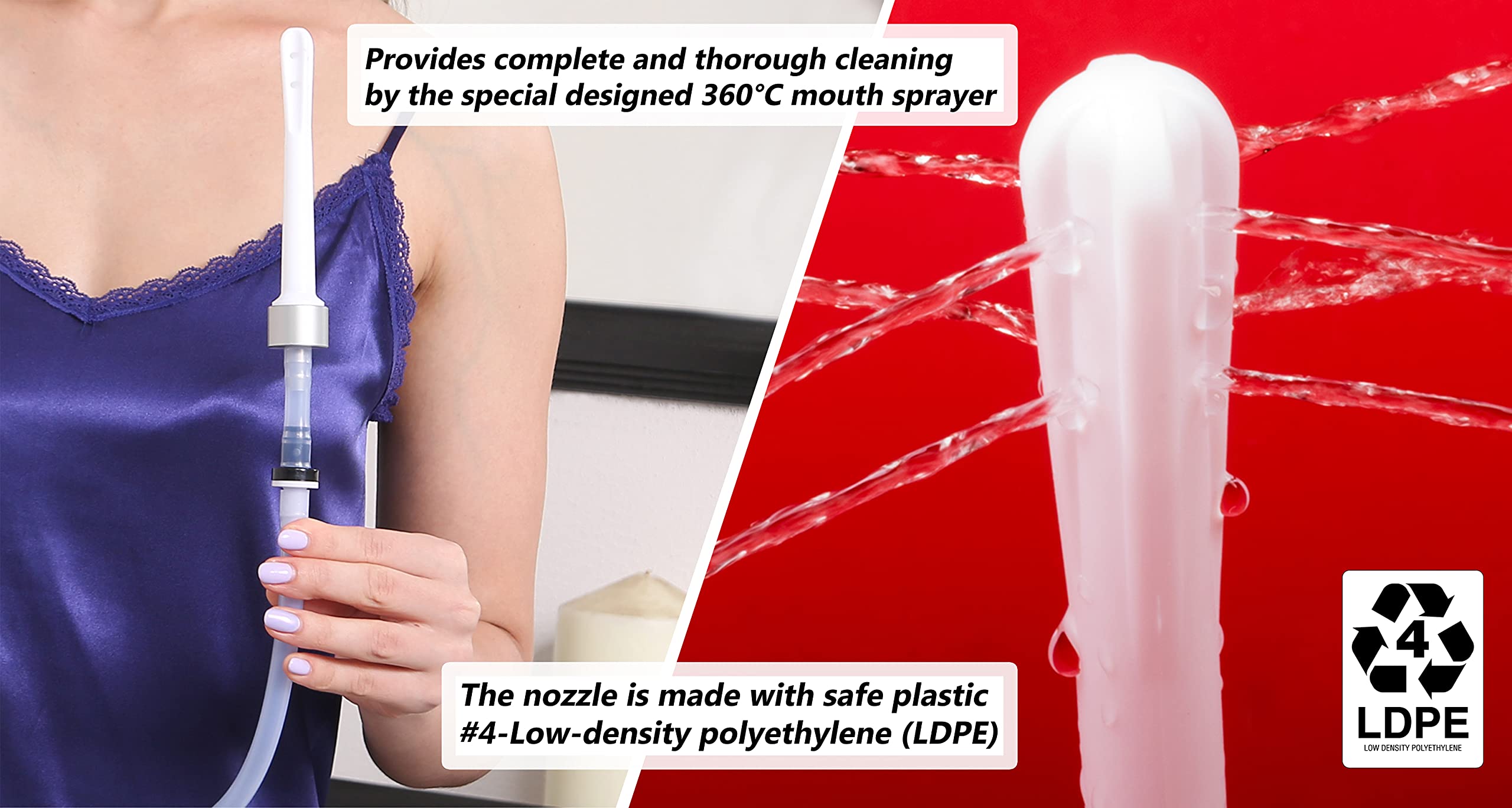 RVDKBULB Natural Vaginal Cleansing System with 3 One-Way Valves - Vaginal Douche for Women RVDKBULBAu supplements