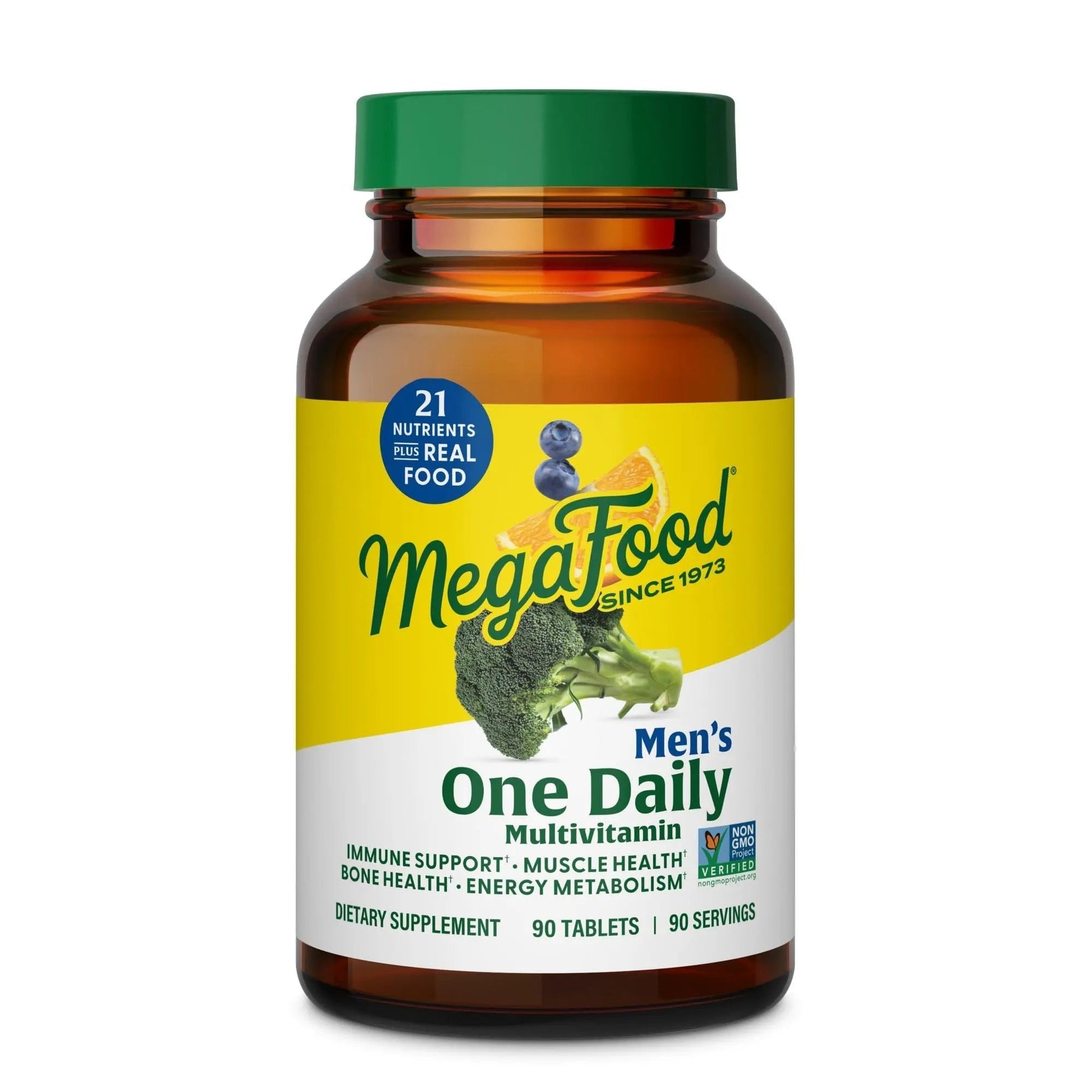 MegaFood One Daily Mens Multivitamins - Multivitamin for Men - Vitamin C, Vitamin D3 & Vitamin B12 - Muscle, Energy Metabolism & Immune Support MegaFoodAu supplements
