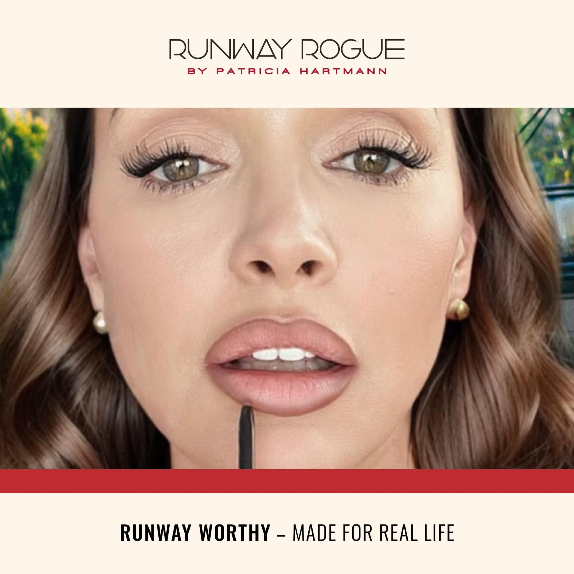 Runway Rogue Designer Liner Lip Pencil, Matte Cool Berry-Rose Lip Liner Pencil and Lip Liner Sharpener, ‘Camera Ready’ Runway RogueAu supplements