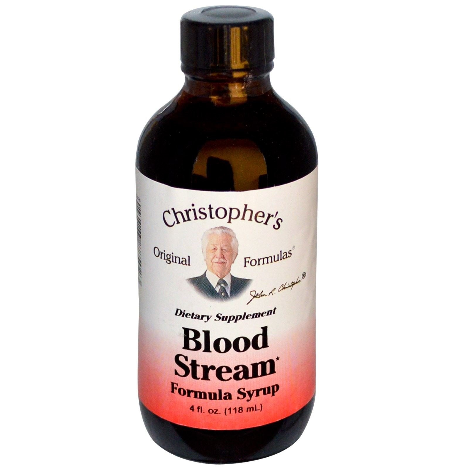 Bloodstream Cleanse Syrup (Replaces Red Clover Combination) - 4 oz - Liquid Dr. Christopher'sAu supplements