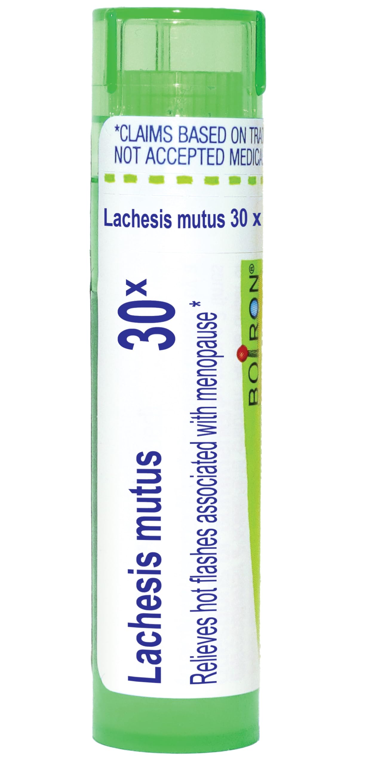 Boiron Lachesis Mutus 30X for Hot Flashes from Menopause - 80 Pellets BoironAu supplements