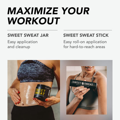 Sweet Sweat Workout Enhancer Roll-On Gel Stick - Sweat Harder and Faster Sports ResearchUS supplements