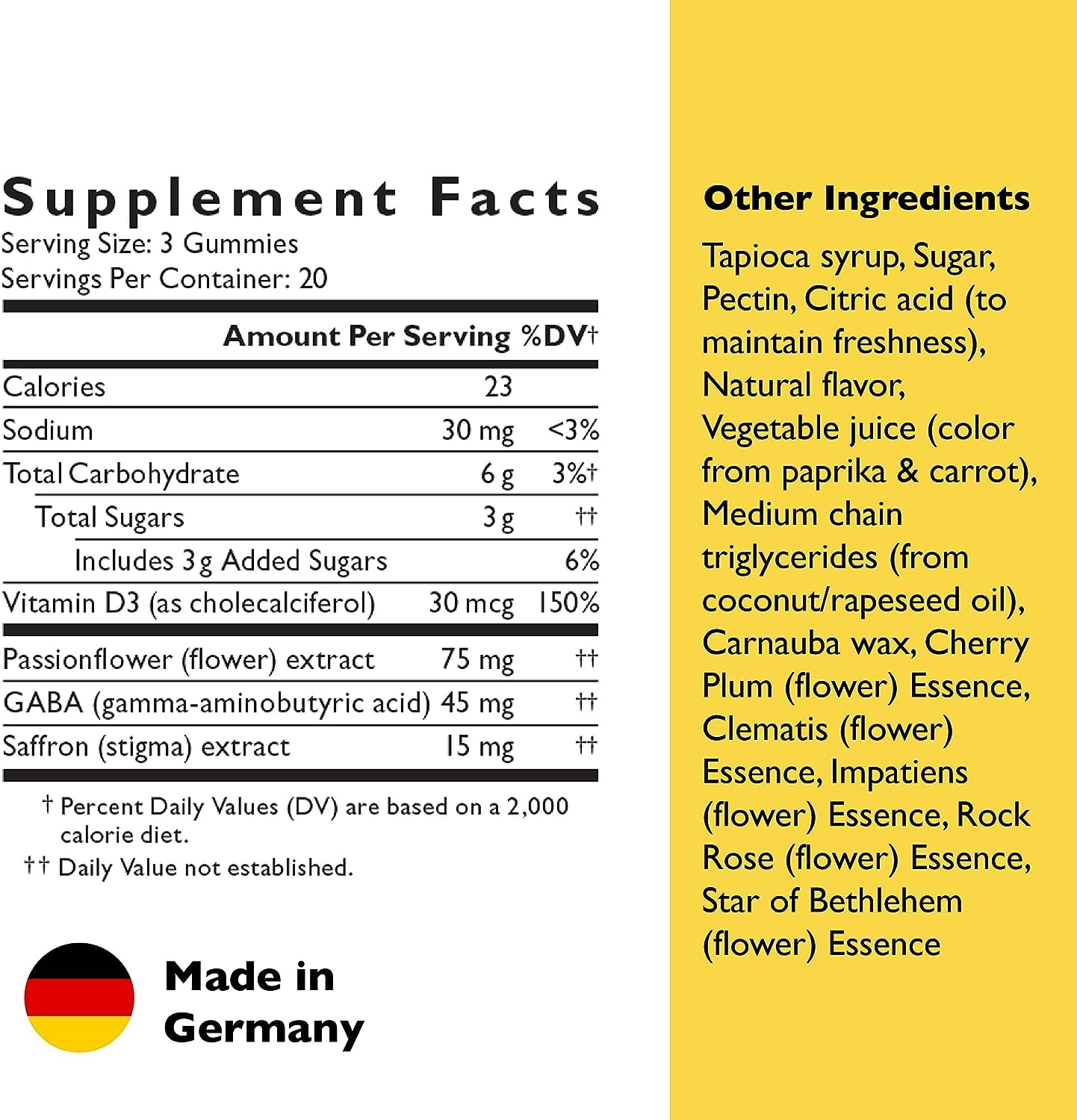 RESCUE Bach Plus Mood & Stress Support Gummies, Daytime Dietary Supplement with Passionflower RESCUEAu supplements