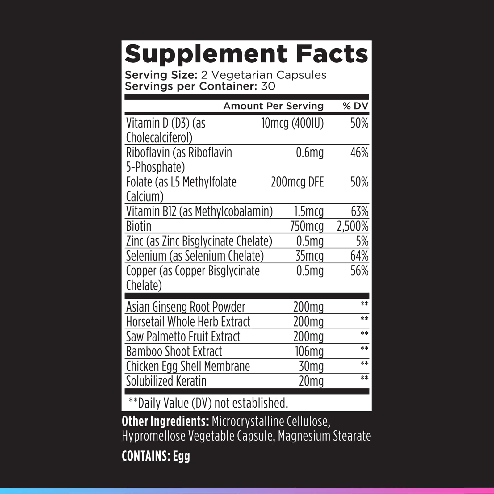 Livingood Daily Hair, Skin & Nails Supplement, 14-in-1 Formula with Biotin, Collagen, Keratin, Bamboo, Selenium, Folate, B12, Zinc and More, Beauty Supplement for Women & Men, Gluten Free, 60 Capsules Livingood DailyAu supplements