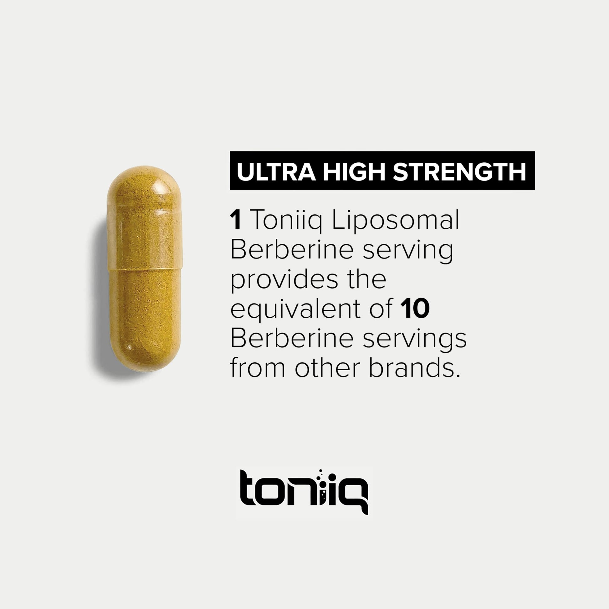 Toniiq Liposomal Berberine – High-Strength 1,500mg Complex with LipoAvail® Liposomal Berberine Supplement with Cinnamon, Milk Thistle & Chromium – Third-Party Tested – 90 Capsules ToniiqAu supplements