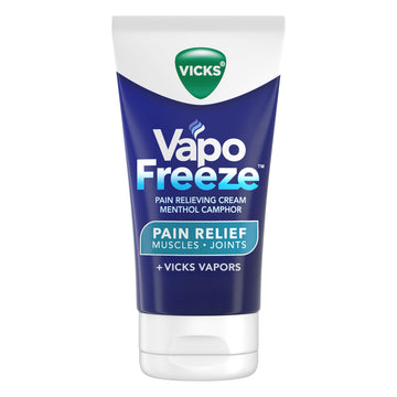 Vicks VapoFreeze Topical Pain Cream 3.0oz, Maximum Strength Menthol+ for Muscle Pain Relief, Joint Pain Relief, Knee Pain Relief, Back Pain Relief, Cream for Pain Relief, Topical Pain Relief VicksAu supplements