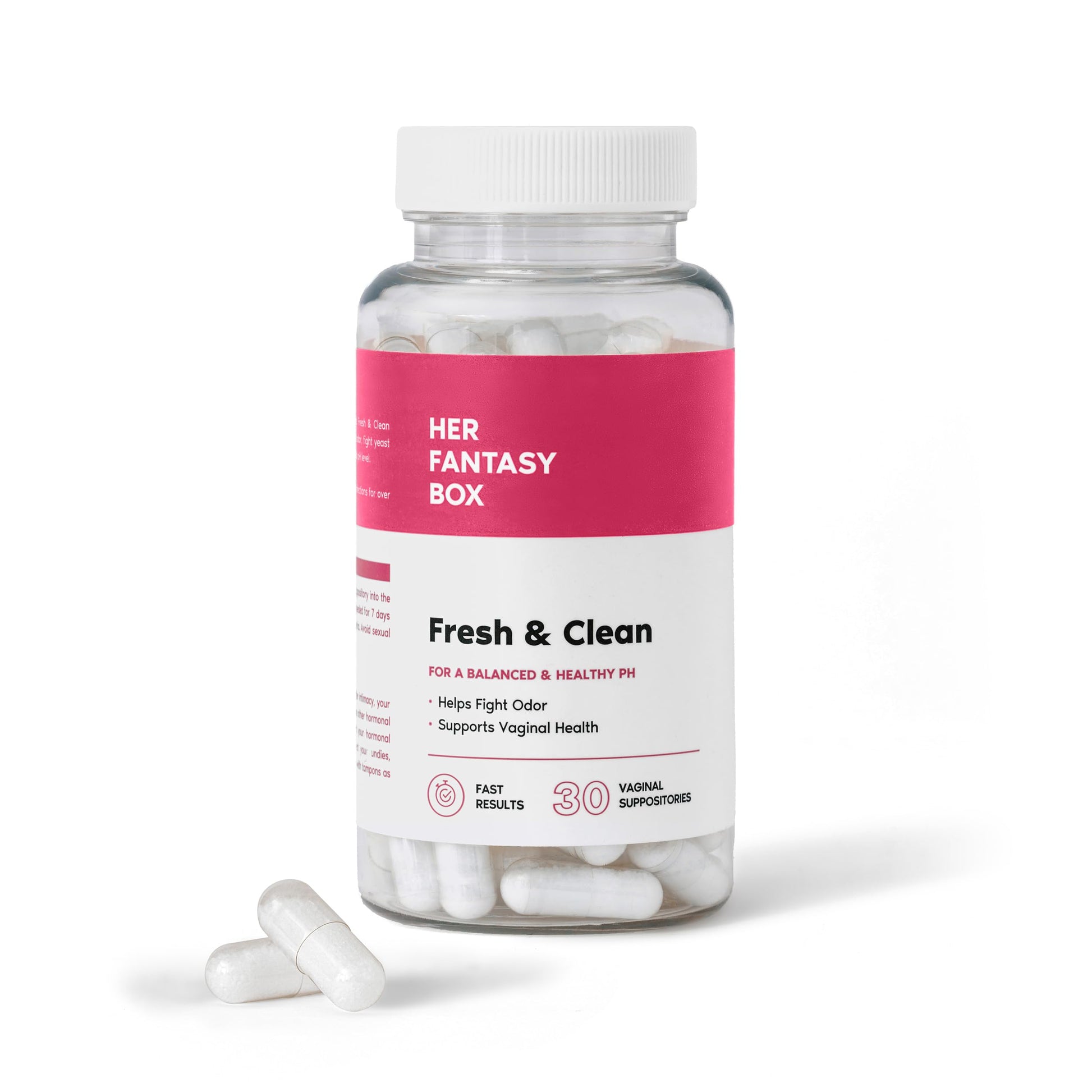 Her Fantasy Box | Fresh & Clean pH Restore Vaginal Suppositories - Natural Vaginal Health Support Her Fantasy BoxAu supplements