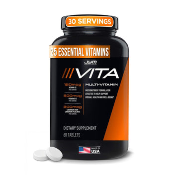 JYM Supplement Science Vita JYM Sports Multivitamin & Mineral Support, Vitamin A, C, B6, B12, E, K, Boron, Biotin, Potassium 60 Tablets JYM Supplement ScienceAu supplements