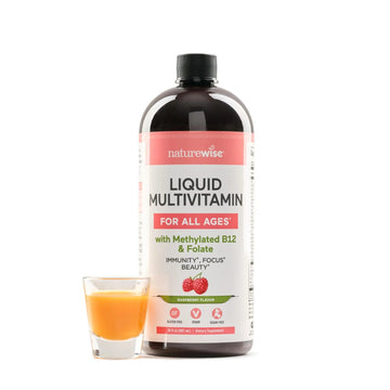 NatureWise Liquid Multivitamin for Women, Men of All Ages - Sugar Free, Vegan - Vitamins for Energy Levels, Beauty NatureWiseAu supplements