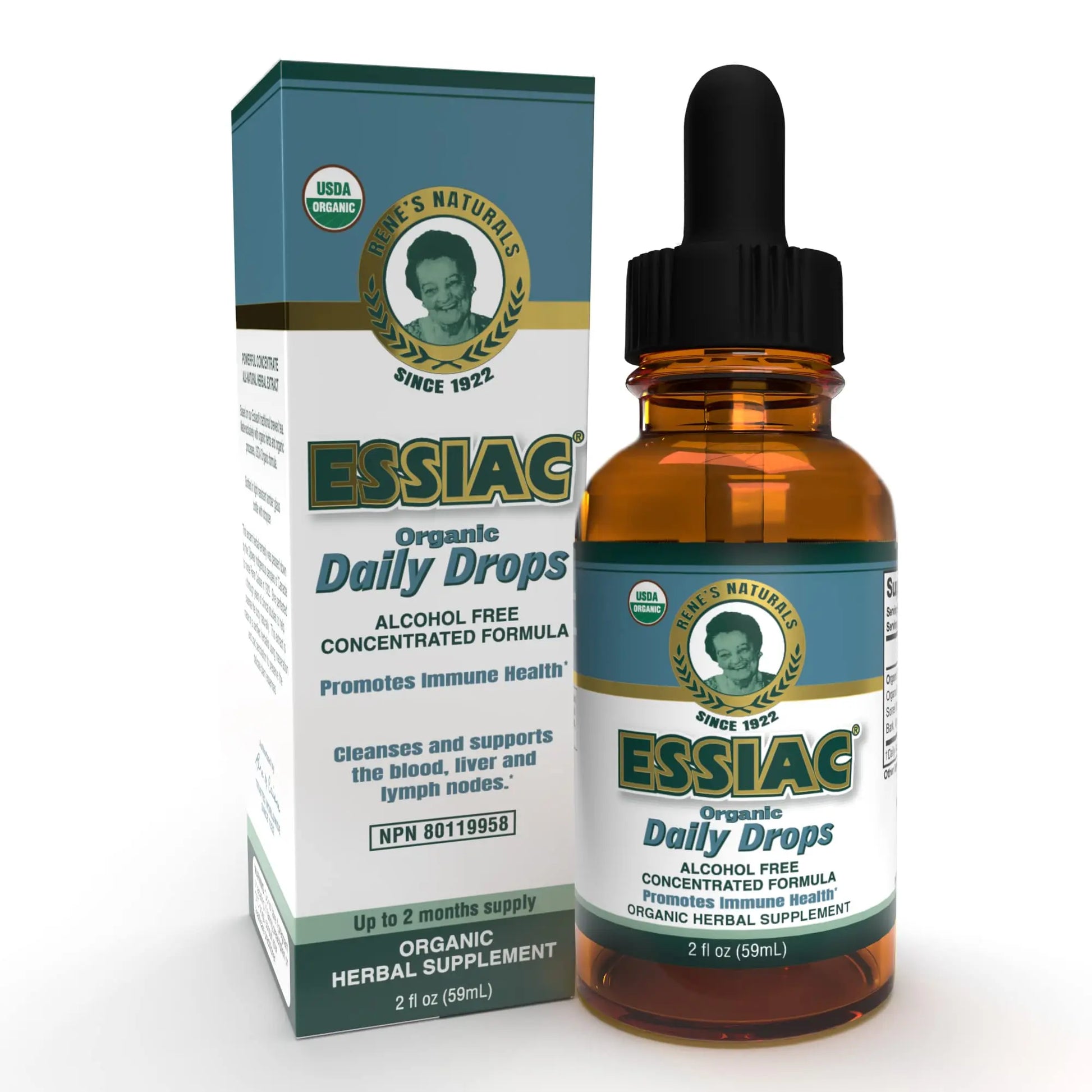 Essiac All-Natural Tea Powder & Organic Wild-Crafted Daily Drops | Detoxify Liver, Blood & Lymph Node EssiacAu supplements