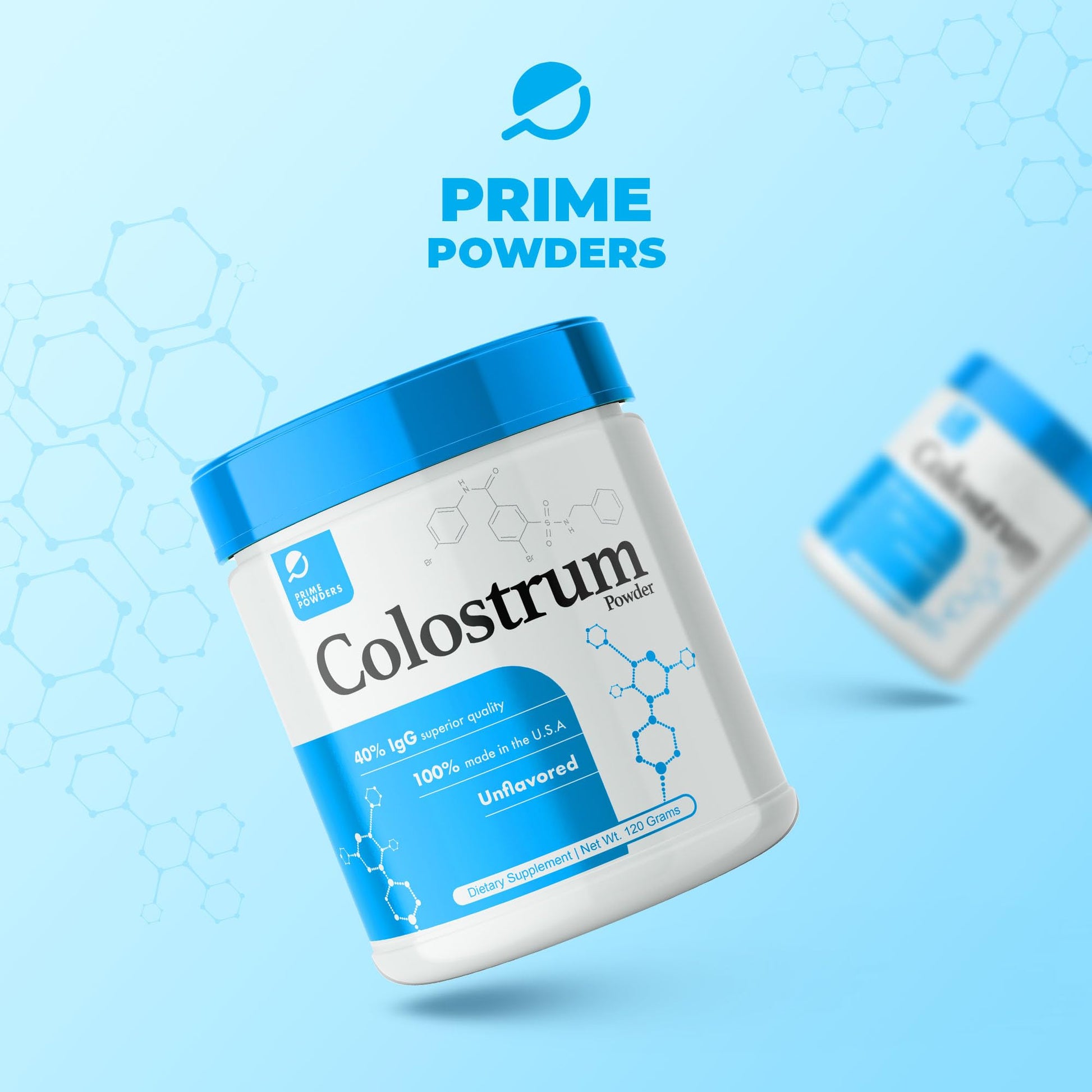 Prime Powders Colostrum Over 40% IgG, Grass Fed, Gut Health, Bloating Immunity Skin Prime PowdersUS supplements