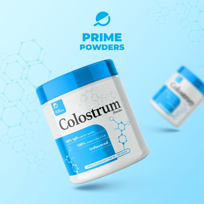 Prime Powders Colostrum Over 40% IgG, Grass Fed, Gut Health, Bloating Immunity Skin Prime PowdersUS supplements