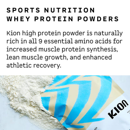 Kion Clean Protein | Grass-Fed & Pasture-Raised Whey Isolate Protein Powder KionUS supplements