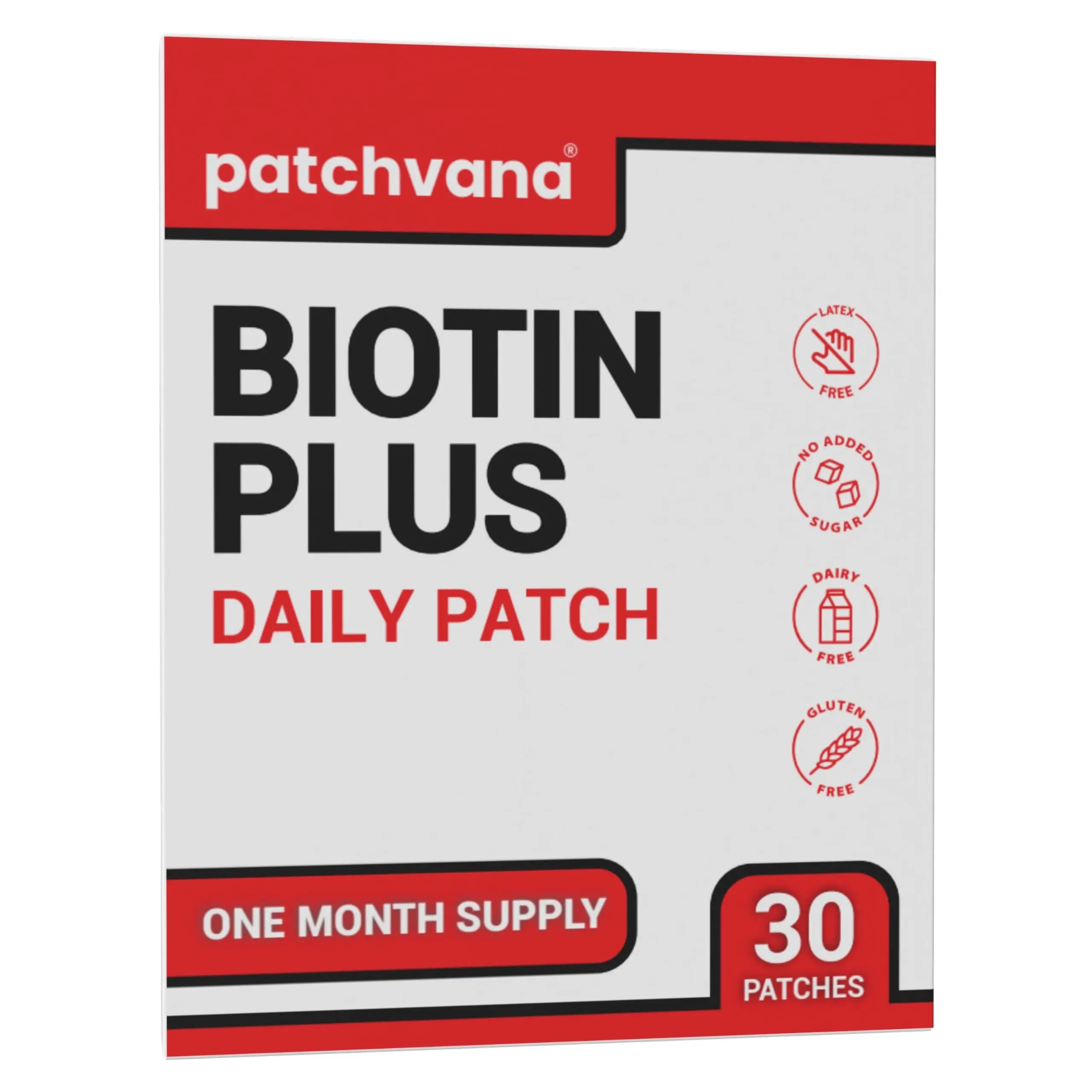 Patchvana Biotin Plus Patch for Women & Men, 1 Month Supply, 30 Patches PatchvanaAu supplements