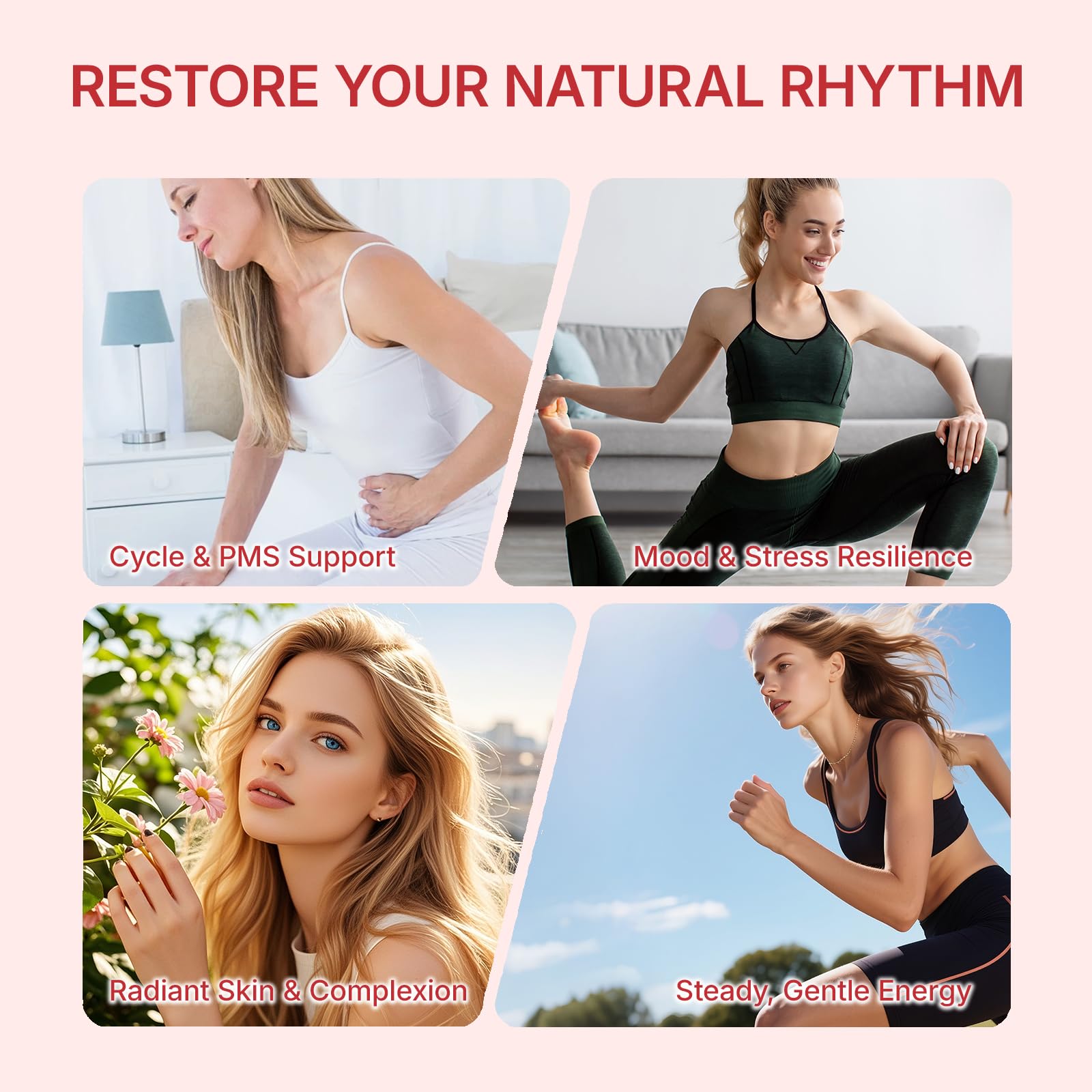 Veltracha Hormone Balance for Women, Myo & D-Chiro Inositol Powder with Folate & Amino Acid & Ashwagandha - Ovarian Support, Mood Regulation & PMS Relief, Raspberry Lemon, 15 Servings VeltrachaAu supplements
