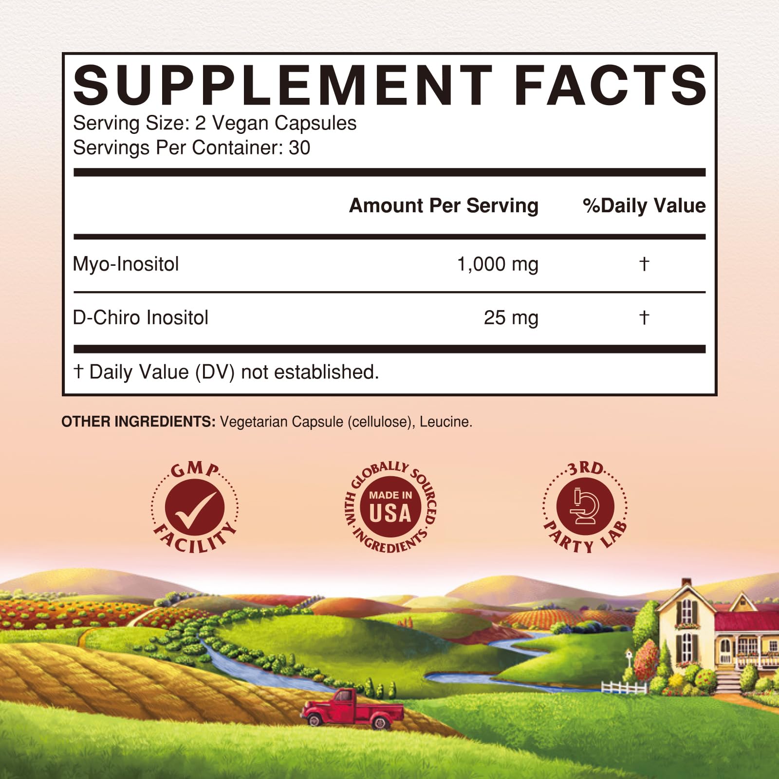 Vitalitown Inositol Supplement for Women, Myo-Inositol & D-Chiro Inositol, Ideal 40:1 Ratio, Hormone Balance & Healthy Ovarian Support for Women, Vitamin B8, Vegan, 60 Capsules, No Gluten VitalitownAu supplements