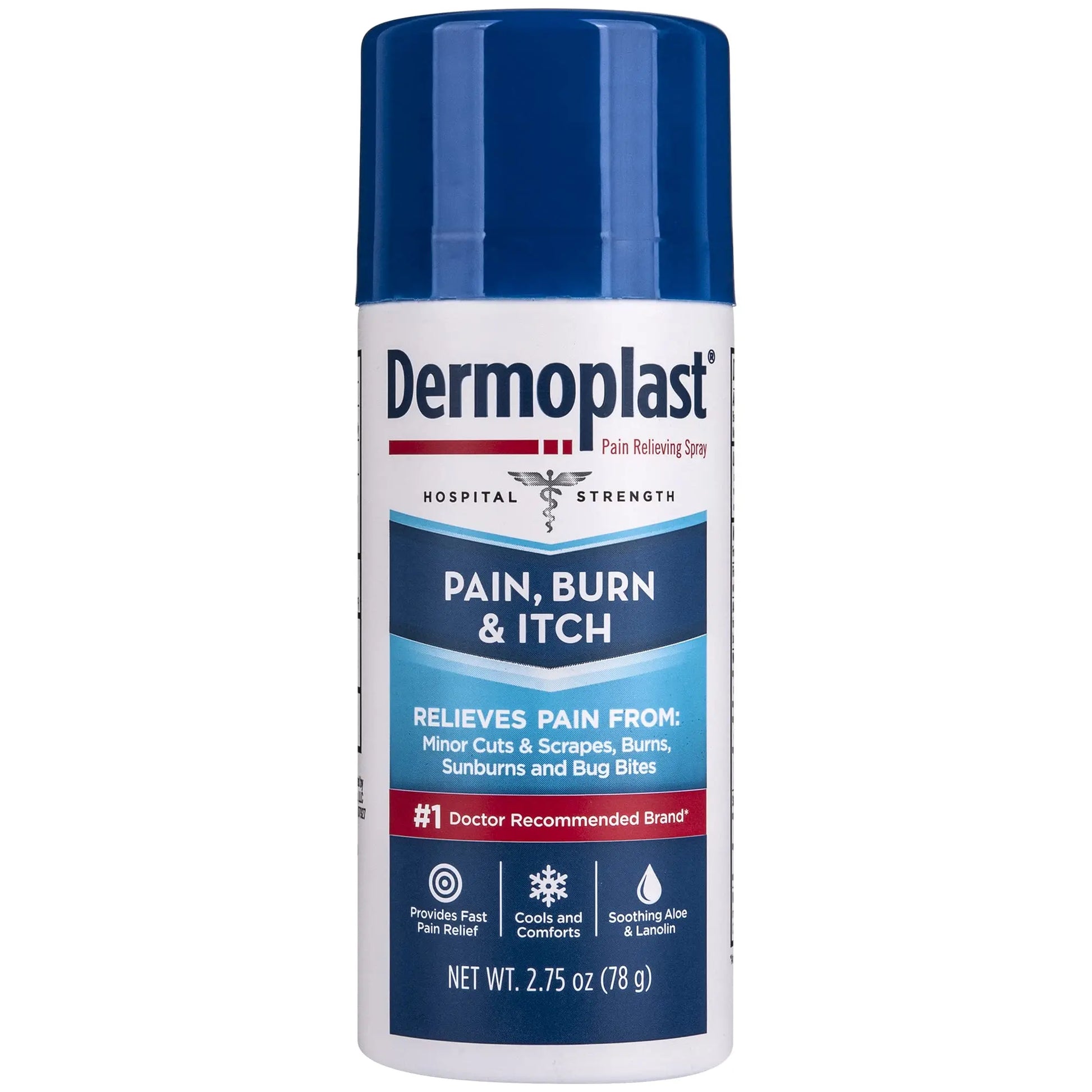 Dermoplast Pain, Burn & Itch Relief Spray for Minor Cuts, Burns and Bug Bites, 2.75 Oz (Packaging May Vary) DermoplastAu supplements