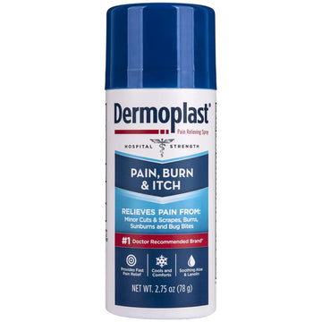 Dermoplast Pain, Burn & Itch Relief Spray for Minor Cuts, Burns and Bug Bites, 2.75 Oz (Packaging May Vary) DermoplastAu supplements