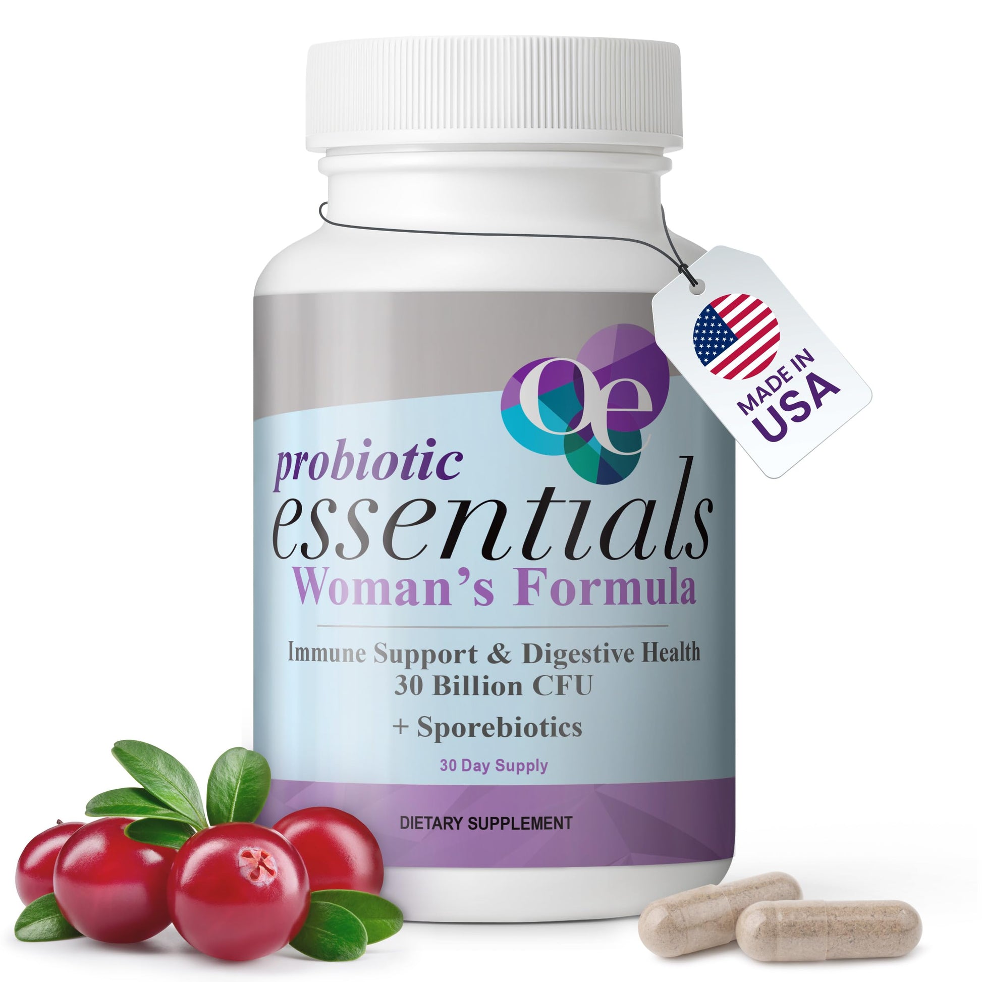Organic Excellence Probiotics for Women – 30 Billion CFU 18 Strains Prebiotics & Sporebiotics – Gut, Vaginal, Digestive, Immune & Urinary Tract Support – 30 Capsules Organic ExcellenceAu supplements