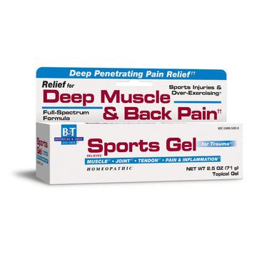 Nature's Way Boericke & Tafel Sports Gel, Relief for Deep Muscle, Joint, Tendon, & Back Pain and Inflammation, Homeopathic, 2.5 oz Nature's WayAu supplements