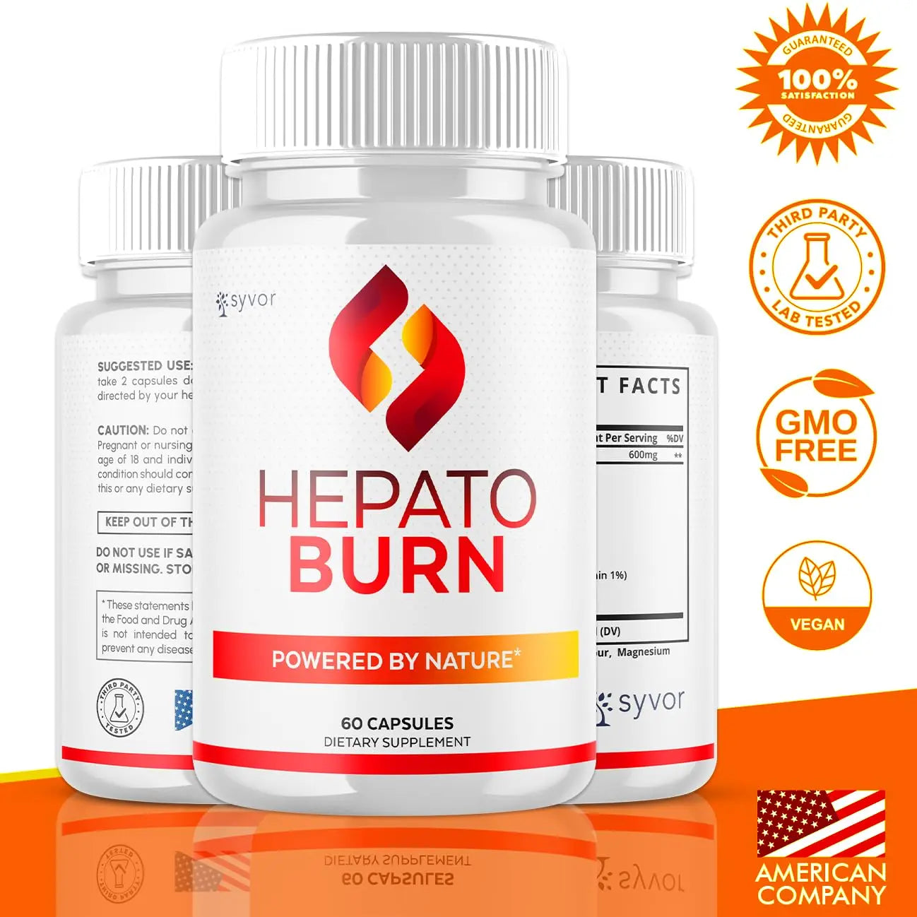 (2 Pack) Hepato Burn Capsules, Official Hepato Burn Pills with All Natural Premium Ingredients, Hepatoburn Energy and Fitness Vitamin Supplement, Hepatoburn Lifestyle Powered by Nature (120 Capsules) SyvorAu supplements