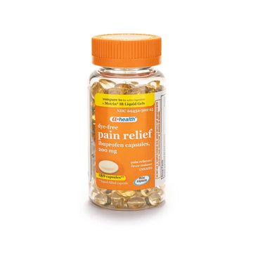 A+Health Dye-Free Ibuprofen 200 Mg Mini Softgels, Pain Reliever/Fever Reducer (NSAID), 180 Count A+HealthAu supplements