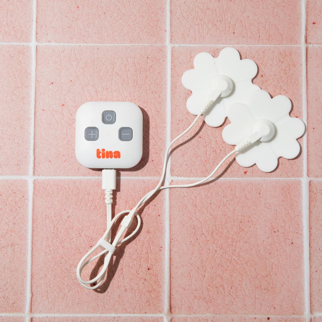 Tensie | Portable Period Pain Relief Device | 30 Gentle, Adjustable Levels for Drug-Free Menstrual Cramp or Lower Back Pain Relief | 10-Hour Battery Life, Rechargeable | Instant Period Cramp Relief TINAAu supplements