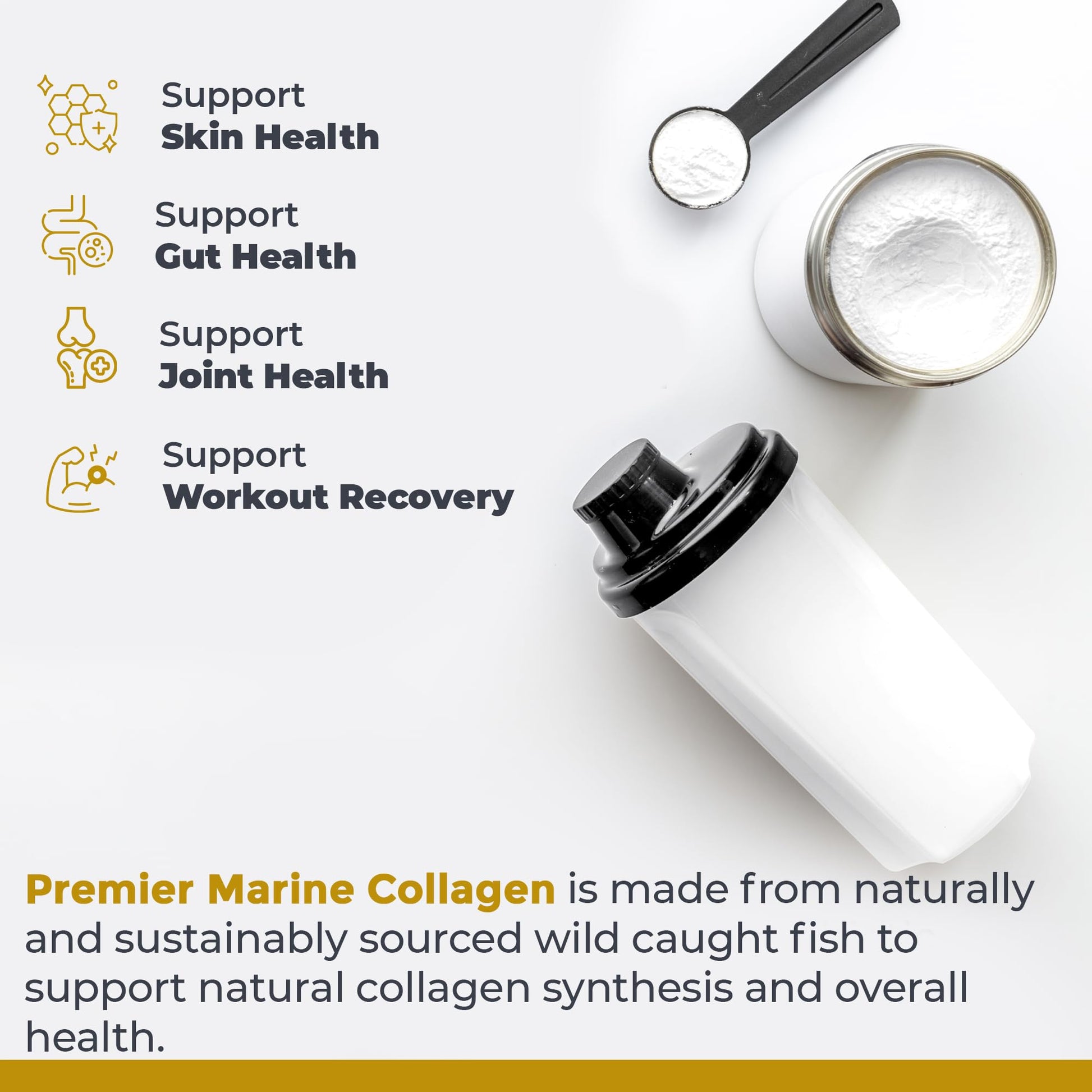 Premier Research Labs Marine Collagen - Marine Collagen Peptides, Hydrolyzed Marine Collagen Powder, Fish Collagen for Women and Men, 5g Collagen Per Serving for Skin, Joint, and Gut Health - 7 Oz Premier Research LabsAu supplements