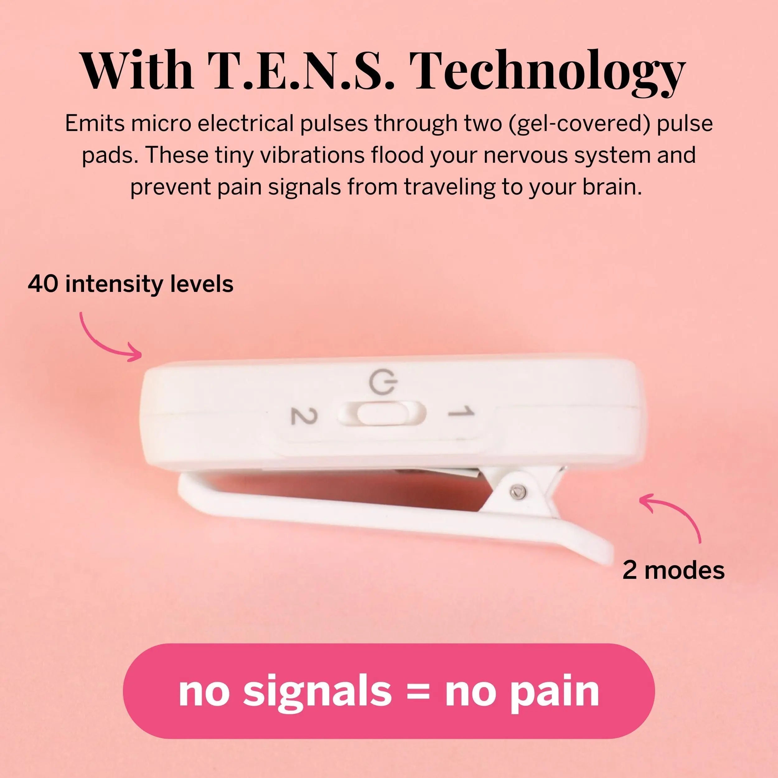 Pixie Period Pain Relief Device - Best PMS Relief Simulator with TENS Technology - Thinnest Wearable Tens Unit - Unnoticeable Under Clothes - Menstrual Cramp Comfort for Feminine Care Pixie CupAu supplements