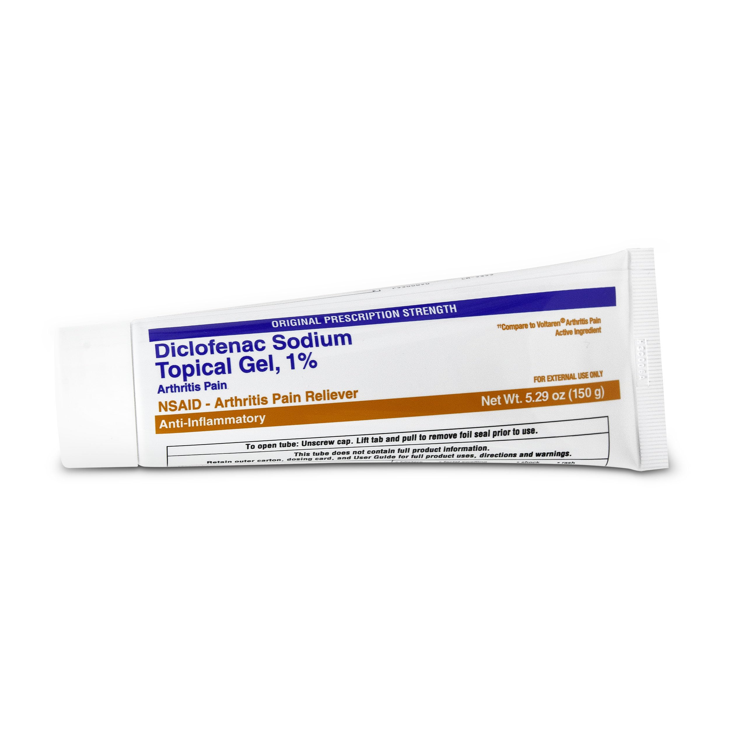 Amazon Basic Care Diclofenac Sodium Topical Gel, 1% (NSAID), Arthritis Pain Reliever for Hand, Wrist, Elbow, Foot, Ankle and Knee Pain Relief, 5.29 oz (150 grams) (Packaging may vary) Amazon Basic CareAu supplements
