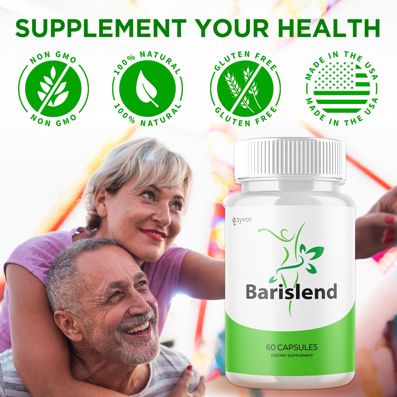 (3 Pack) Barislend Capsules, Official Barislend Pink Salt Pills with All Natural Ingredients, Bari-Slend Advanced Formula Vitamin Pills for Health and Wellness Support for Men and Women (180 Capsules) SyvorAu supplements