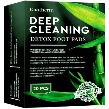 Foot Paches, Premium Deep Cleansing Foot Pads, Bamboo Foot Paches RanthermAu supplements