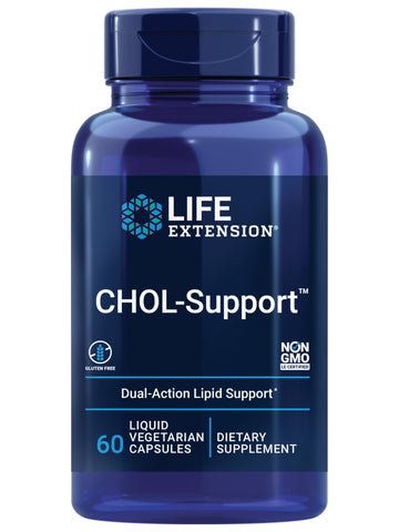 Life Extension CHOL-Support™, Helps Maintain Already Healthy Cholesterol, Heart Health, Artichoke Leaf Extract, Vitamin B5 pantethine, Gluten-Free, Non-GMO, Vegetarian, 60 Capsules Life ExtensionAu supplements