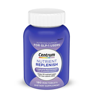 Centrum Nutrient Replenish GLP-1 Nutrition Support Multivitamin for Whole Body Health and Appearance - 180 Tablets, 6 Month Supply CentrumAu supplements