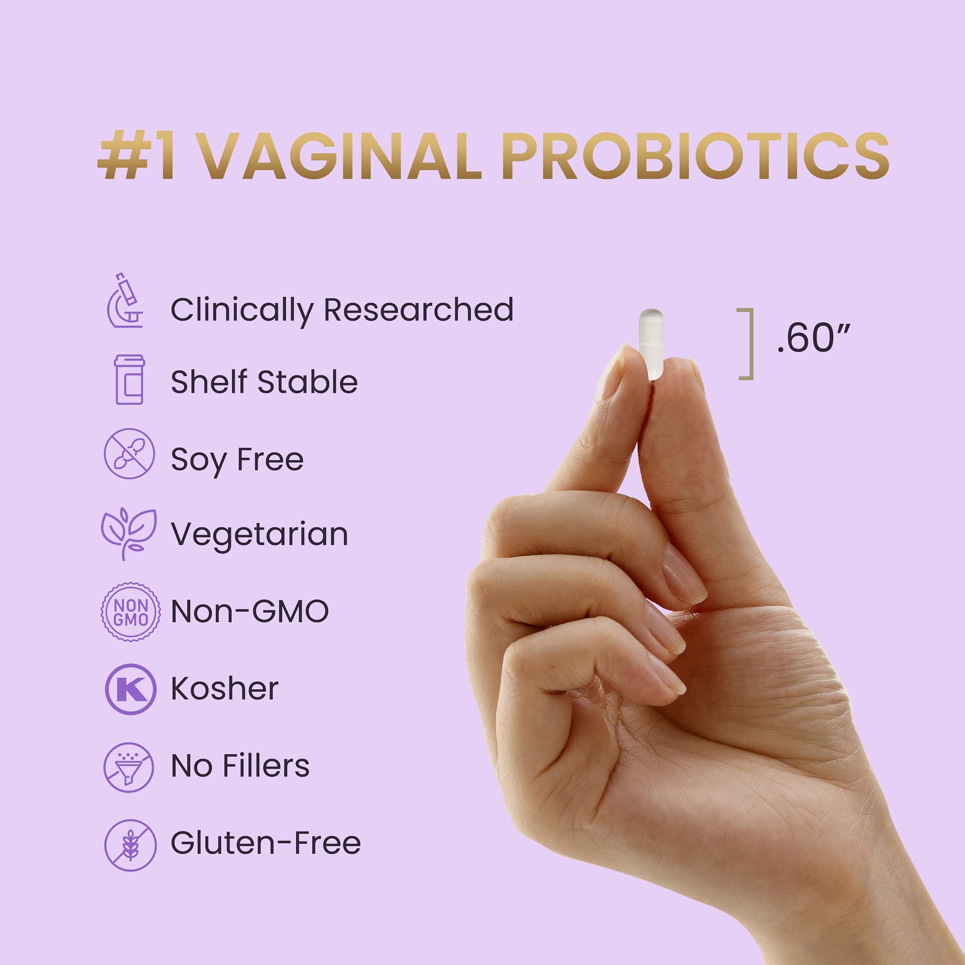 HPD Rx Pro-Fem #1 Vaginal Health Probiotic | Vaginal Probiotics | Clinically Proven to Promote Yeast & PH HPD RxAu supplements