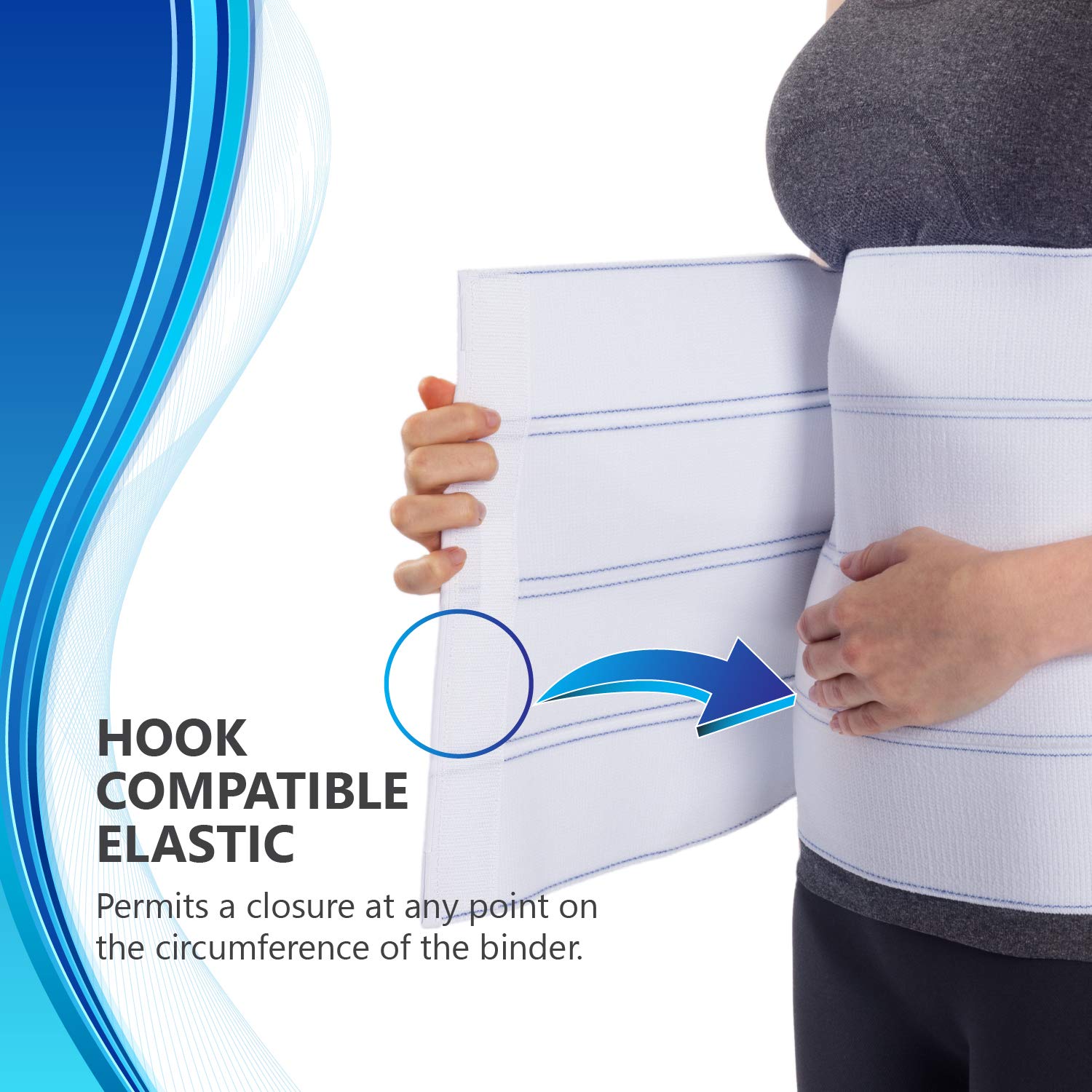 NYOrtho Abdominal Binder Lower Waist Support Belt - Compression Wrap for Men and Women NYOrthoAu supplements