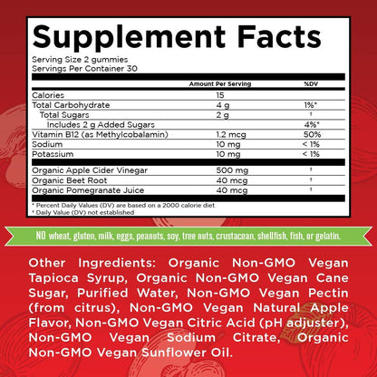 MaryRuth's Apple Cider Vinegar Gummies | ACV Gummies for Immune Support | Vegan MaryRuth OrganicsUS supplements