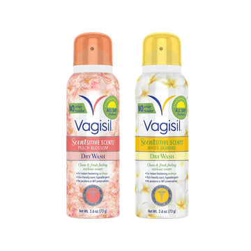 Vagisil Scentsitive Scents Feminine Dry Wash Deodorant Spray for Women, Gynecologist Tested VagisilAu supplements