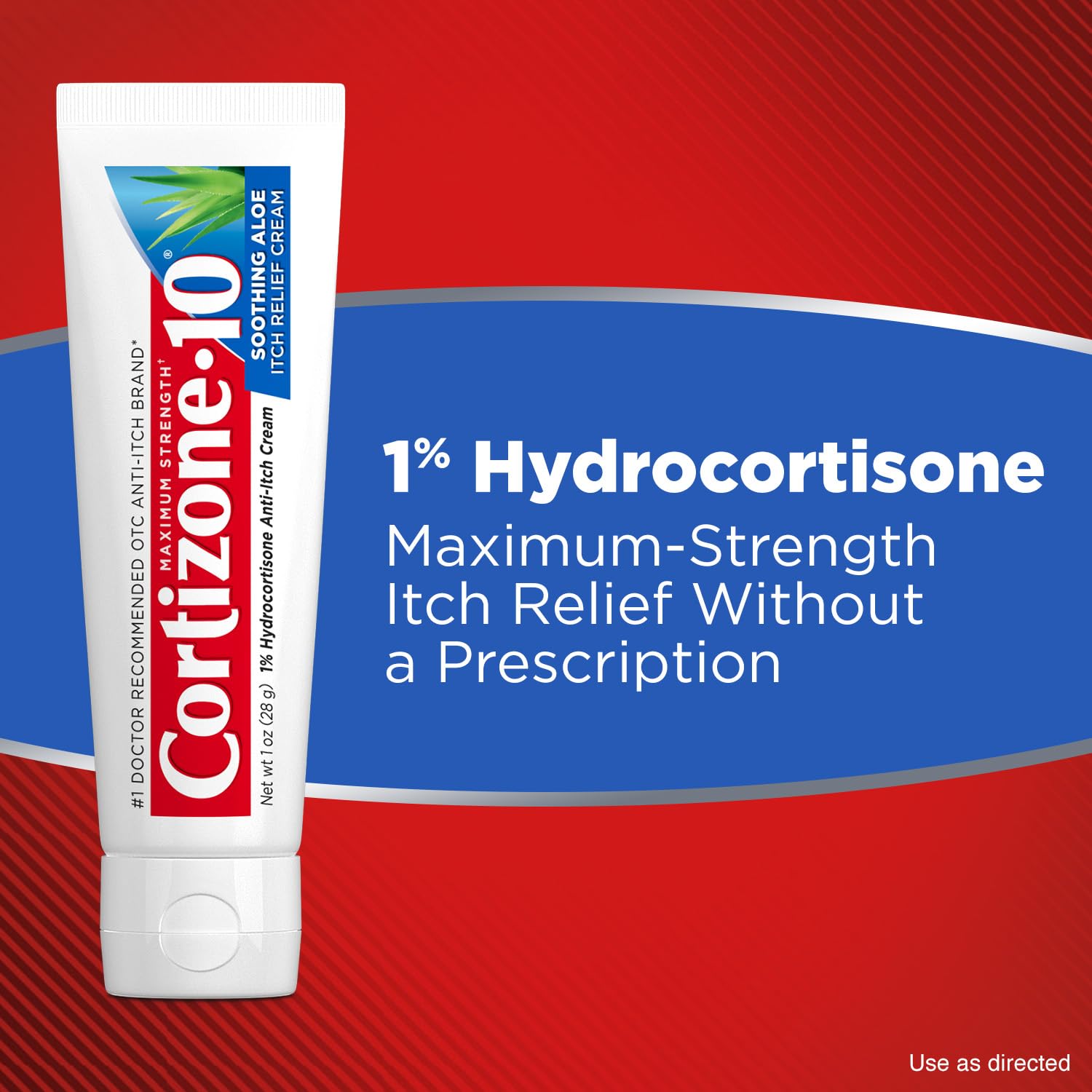Cortizone-10 Maximum Strength Soothing Aloe Itch Relief Cream, 1% Hydrocortisone, Fast-Acting, Anti-Itch Cream for Bug Bites, Rash, Eczema, Psoriasis, Poison Ivy, Oak, Sumac & More, 1 oz Cortizone 10Au supplements