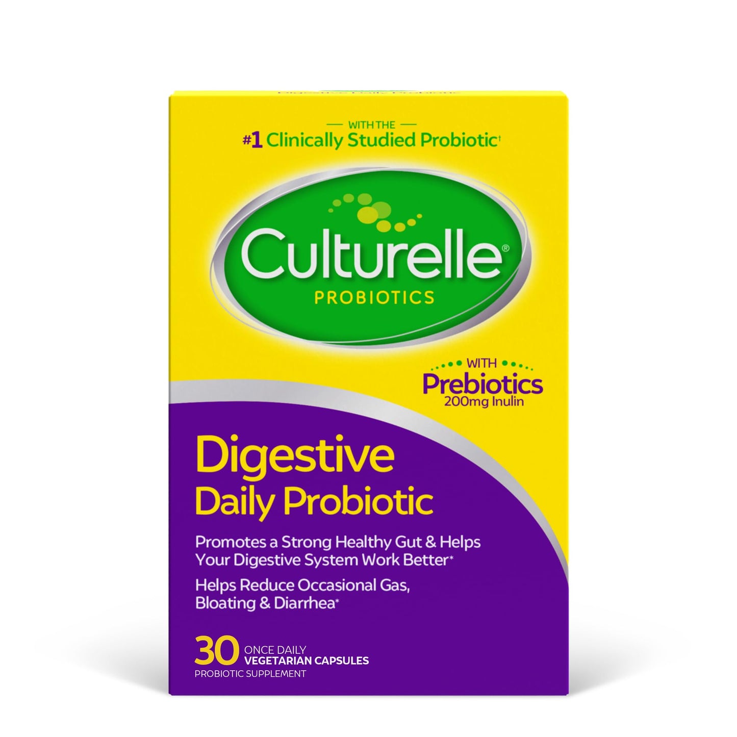 Culturelle Daily Probiotic Capsules For Men & Women, Most Clinically Studied Probiotic CulturelleUS supplements