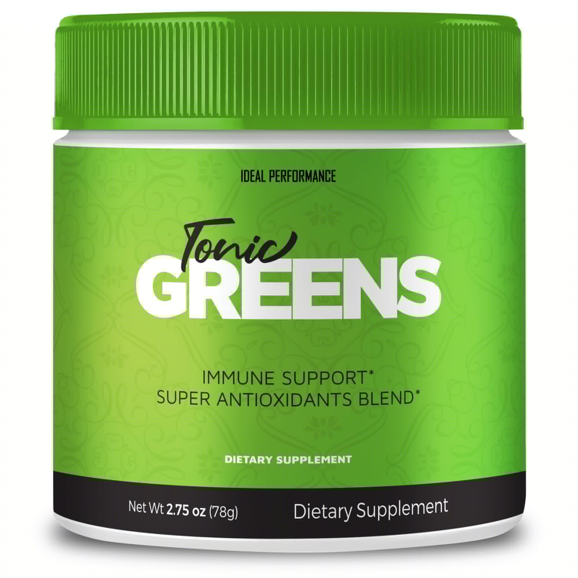 Tonic Greens Powder Vitamin Supplement Advanced Formula - Natural Green Blend Energy Supplement - Maximum Strength, TonicGreens BCAA, Tonic Greens All Natural Formula Powder Support Reviews (1 Pack) IDEAL PERFORMANCEAu supplements