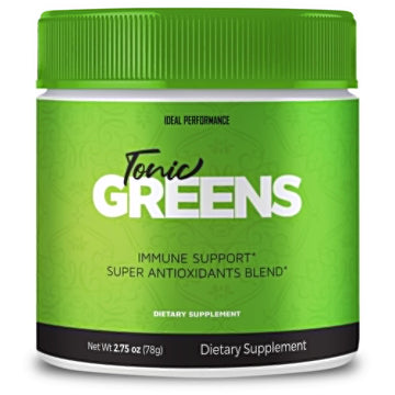 Tonic Greens Powder Vitamin Supplement Advanced Formula - Natural Green Blend Energy Supplement - Maximum Strength, TonicGreens BCAA, Tonic Greens All Natural Formula Powder Support Reviews (1 Pack) IDEAL PERFORMANCEAu supplements