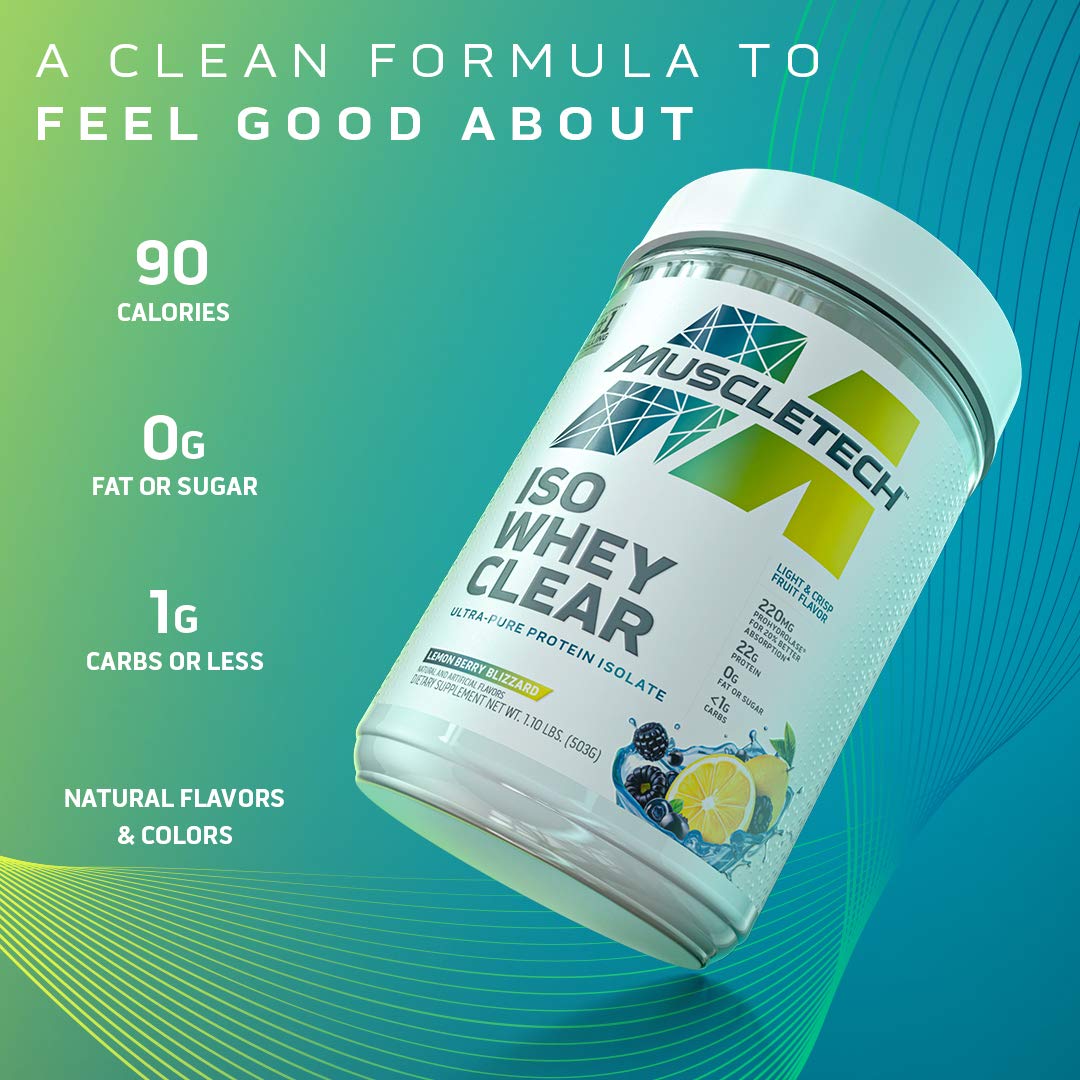 Whey Protein Powder MuscleTech Clear Whey Protein Isolate Whey Isolate MuscletechAu supplements