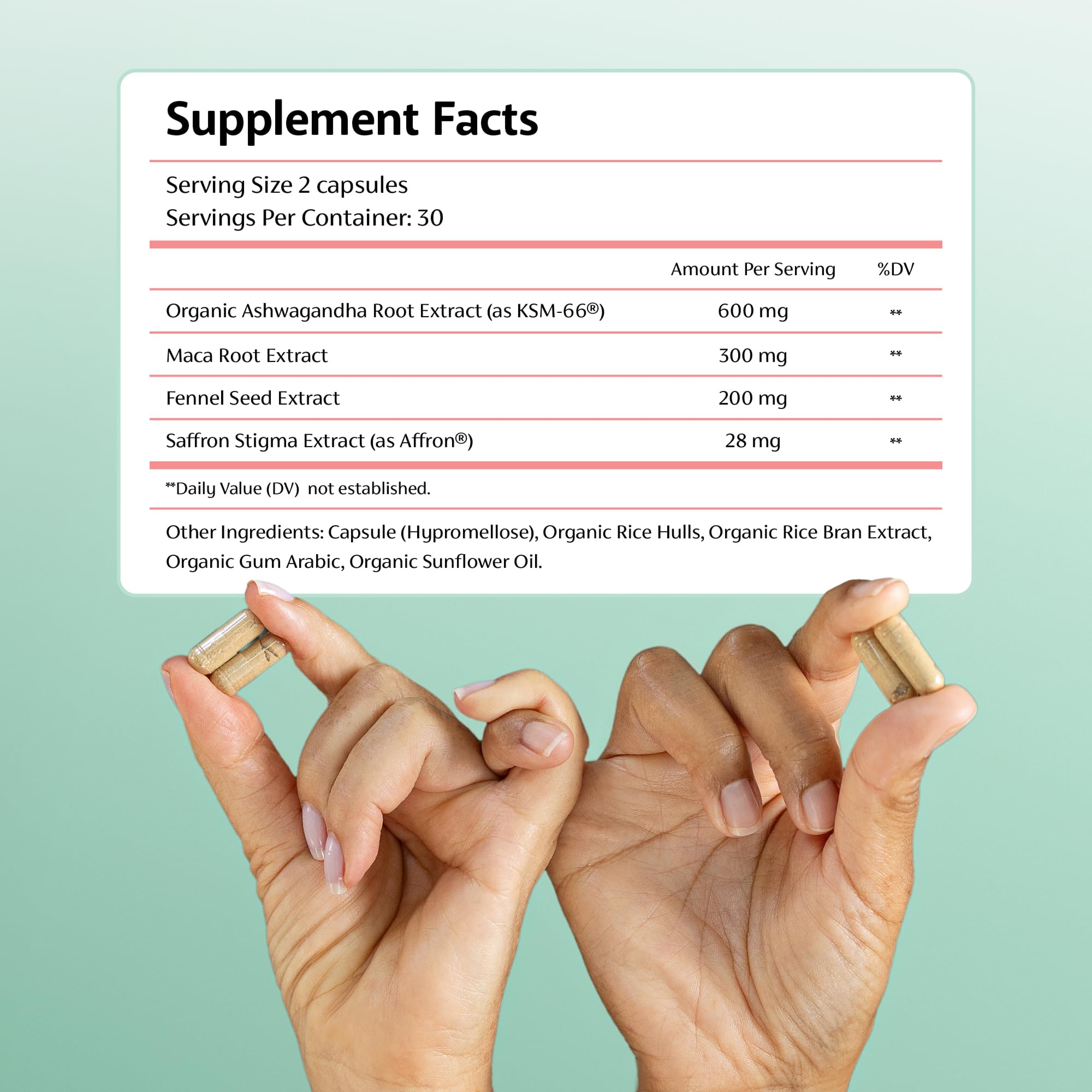 Chaly Menopause Supplements for Women with Ashwagandha KSM 66 and Saffron | Hot Flash, Bloating, Libido, Vaginal Dryness, Stress, and Mood Support Supplement | Menopause Relief Supplements | 60 Count ChalyAu supplements