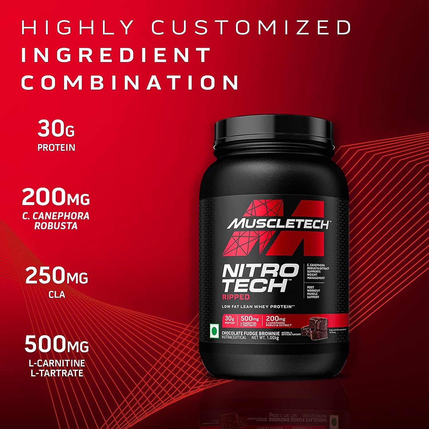Protein Powder for Weight Loss |MuscleTech Nitro-Tech Ripped |Whey Protein Powder MuscleTechUS supplements